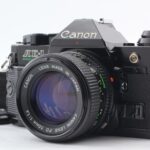 Canon AE-1 Program Black SLR film Camera NFD New FD 50mm F1.4
