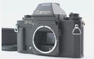 Canon New F-1 AE Finder Black SLR 35mm Film Camera