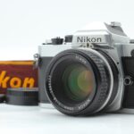 Nikon FE SLR 35mm silver