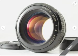 Nikon Ai Nikkor 55mm F1.2 Converted MF Standard